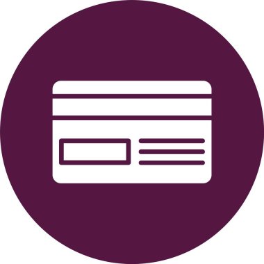 Banka Kartı Kabartma Çemberi Simgesi