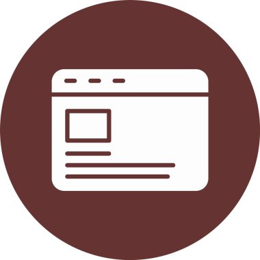 Tarayıcı Kabartma Çemberi Simgesi