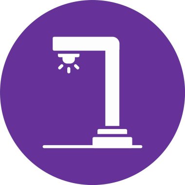 Sokak Işıkları Kabartma Çemberi Simgesi