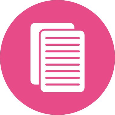 Notlar Kabartma Çemberi Simgesi