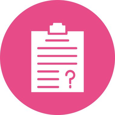 Anket Kabartma Çemberi Simgesi