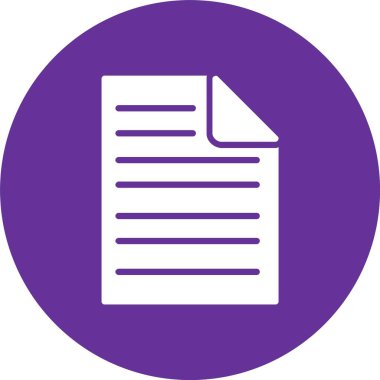 Belge Vektörü Kabartma Çemberi Simgesi