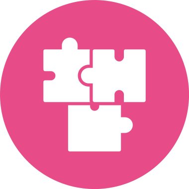 Yapboz Kabartma Çemberi Simgesi