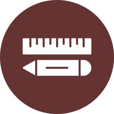 Cetvel Glyph Çember Simgesi