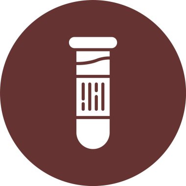 Test Tüpü Kabartma Çemberi Simgesi