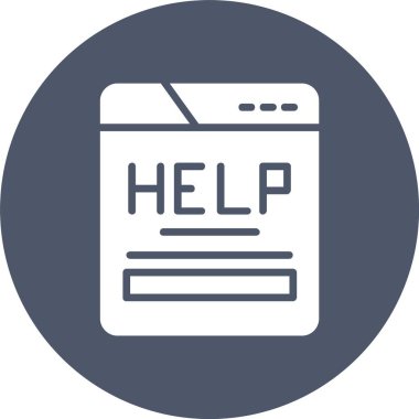 Kabartma Çemberi Simgesine Yardım Et