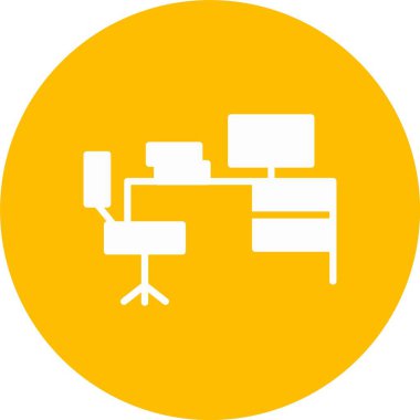 Ofis Kabartma Çemberi Simgesi