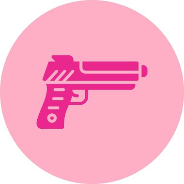 Silah Kabartma Çemberi Simgesi