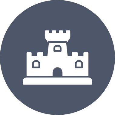 Kum Kalesi Kabartma Çemberi Simgesi