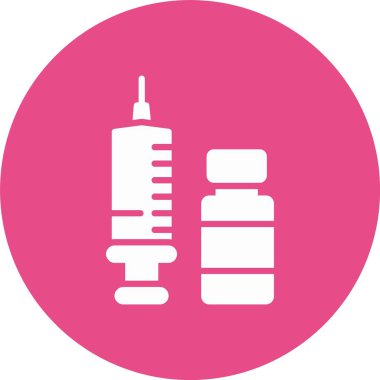 Aşı Kabartma Çemberi Simgesi