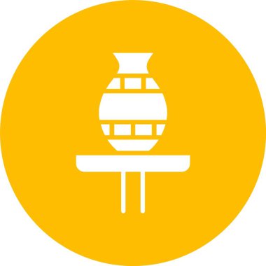 Potter Kabartma Çemberi Simgesi