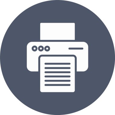 Yazıcı Kabartma Çemberi Simgesi