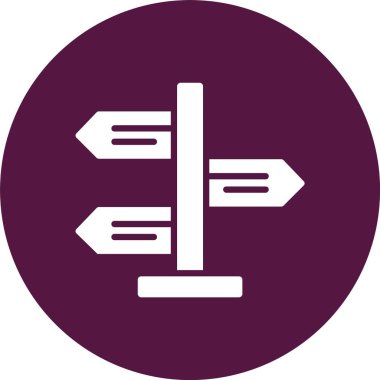 Sokak İşareti İşaret Çemberi Simgesi