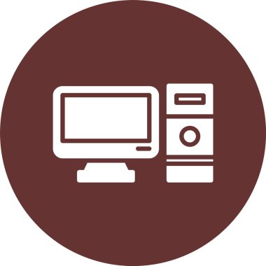 Bilgisayar Kabartma Çemberi Simgesi