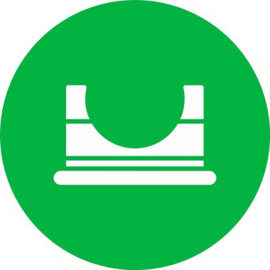 Kaykay Parkı Kabartma Çemberi Simgesi