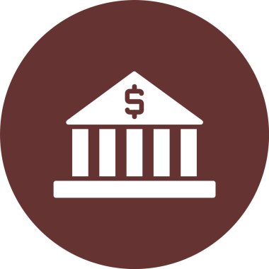 Banka Kabartma Çemberi Simgesi