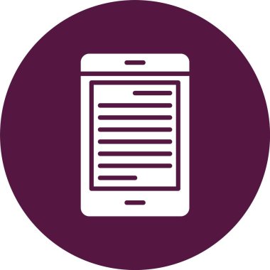 Ebook Kabartma Çemberi Simgesi