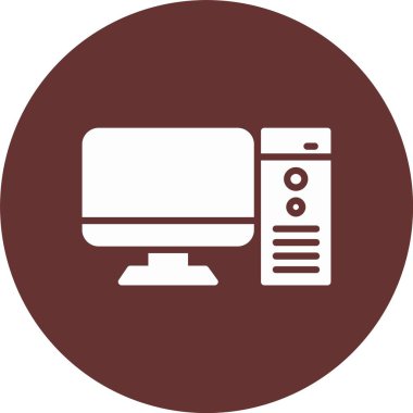 Bilgisayar Kabartma Çemberi Simgesi