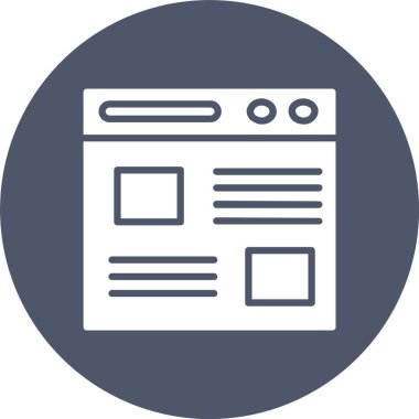 Günlük Kabartma Çemberi Simgesi