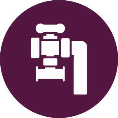 Boru Hattı Kabartma Çemberi Simgesi