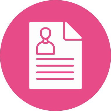 Portföy Kabartma Çemberi Simgesi