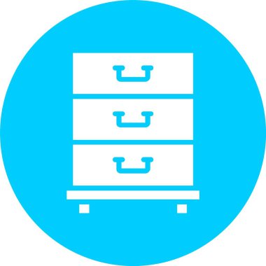 Dosya Kabine Kabinesi Kabartma Çemberi Simgesi