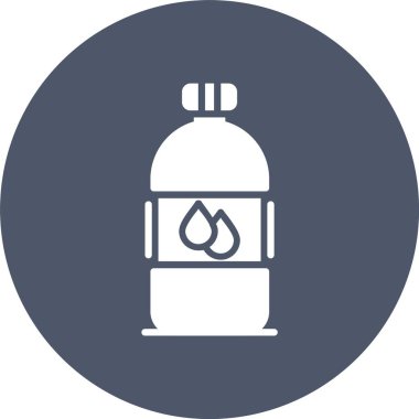 Su Şişesi Kabartma Çemberi Simgesi