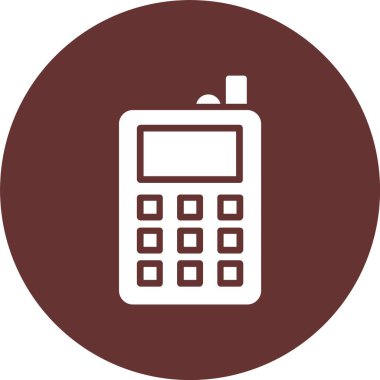 Telsiz Kabartma Çemberi Simgesi