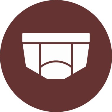 İç Çamaşırı Kabartma Çemberi Simgesi