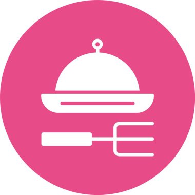 Yemek Kabartma Çemberi Simgesi