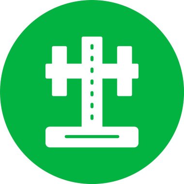 LCD Stand Kabartma Çemberi Simgesi