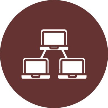 Ağ Kabartma Çemberi Simgesi