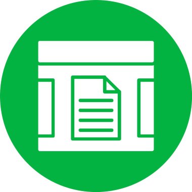 Dosya Kabartma Çemberi Simgesi