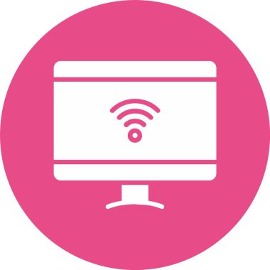 Akıllı Tv Kabartma Çemberi Simgesi