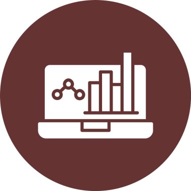 Kâr Analizi Kabartma Çemberi Simgesi