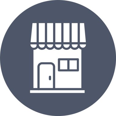 Mağaza Kabartma Çemberi Simgesi