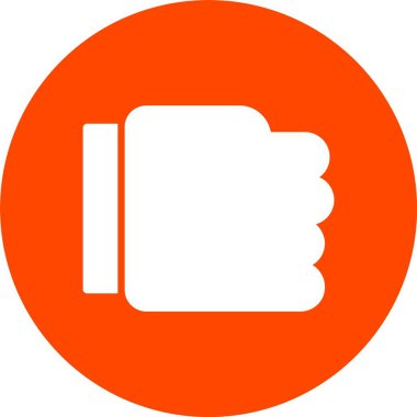 El Hareketi Kabartma Çemberi Simgesi