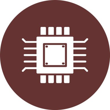 Mikroçip Kabartma Çemberi Simgesi