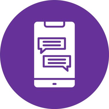 Chat Kabartma Çemberi Simgesi