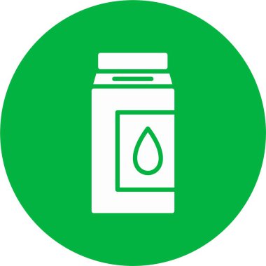 Süt Kutusu Kabartma Çemberi Simgesi