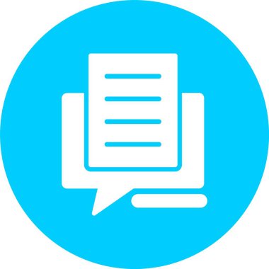 Chat Kabartma Çemberi Simgesi