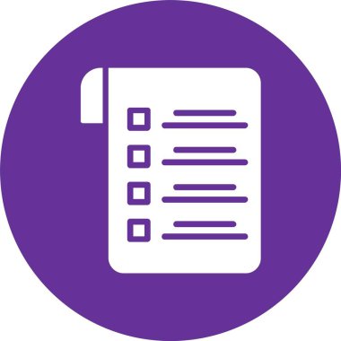 İşaretleme Listesi Kabartma Çemberi Simgesi