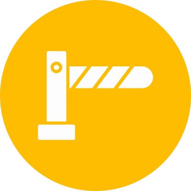 Bariyer Kabartma Çemberi Simgesi