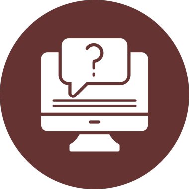 Tavsiye Vektörü Kabartma Çemberi Simgesi