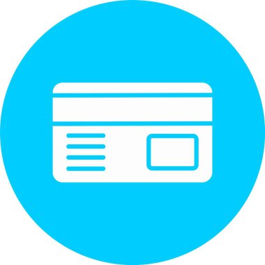 Kredi Kartı Kabartma Çemberi Simgesi