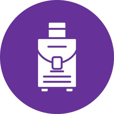 Seyahat Çantası Kabartma Çemberi Simgesi