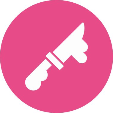 Bıçak Kabartma Çemberi Simgesi