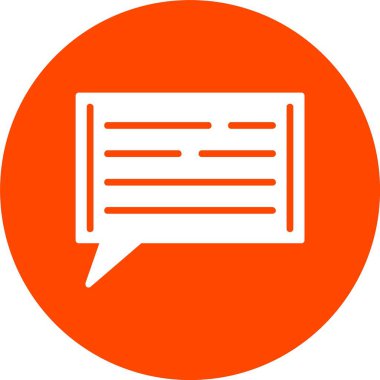 İleti Kabartma Çemberi Simgesi