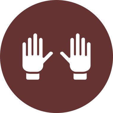 Eldivenler Kabartma Çemberi Simgesi