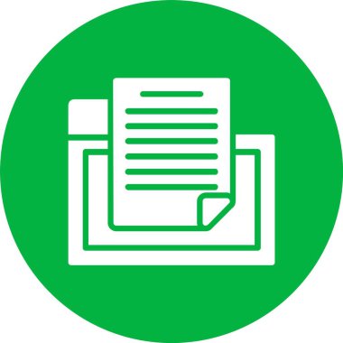 Dosya Kabartma Çemberi Simgesi